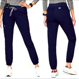 Figs Womens Skinny Scrub Pant Joggers in Navy | XS